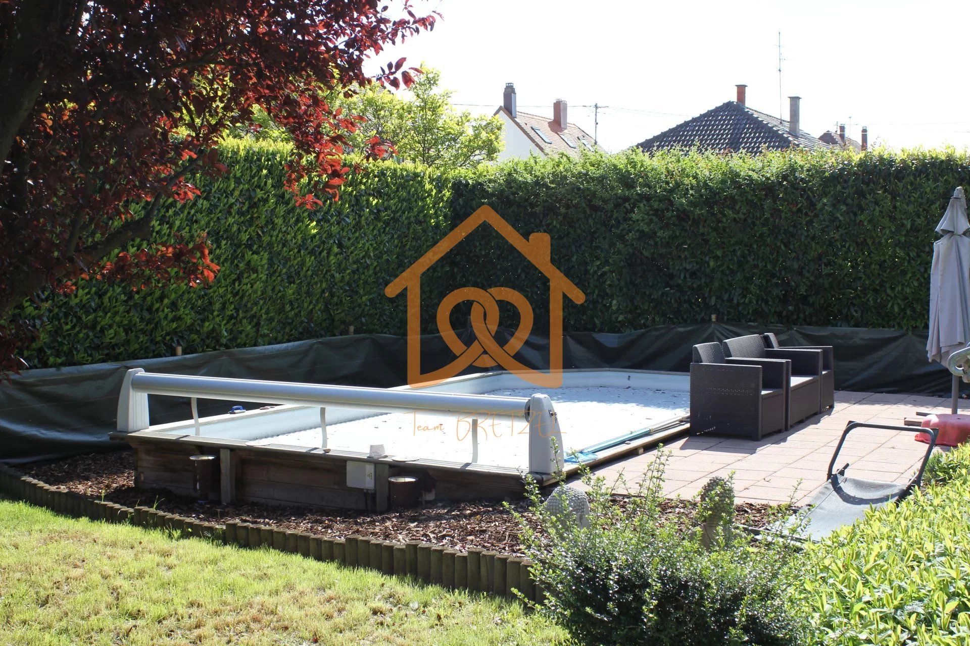 En exclusivité Jolie Maison de 150m² au sol à HOLTZHEIM avec piscine chauffée, climatisation sur 7 ares de terrain - Premi'home Agence immobilière Aix En Provence