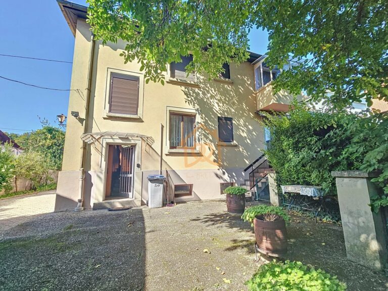 🏡 Maison de maitre  – 165 m² – Terrain 826 m² – Souffelweyersheim - Premi'home Agence immobilière Aix En Provence