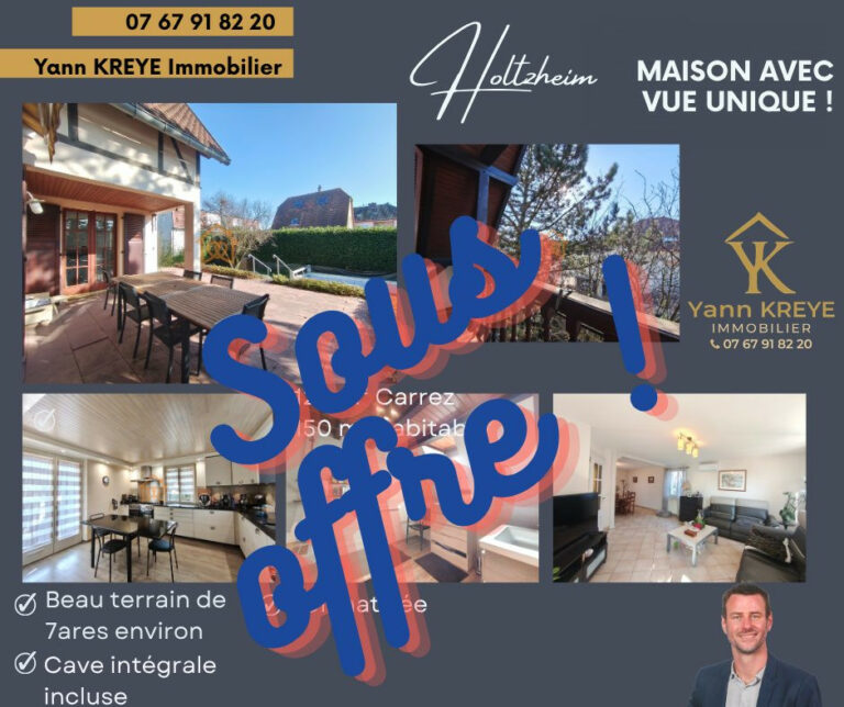 En exclusivité Jolie Maison de 150m² au sol à HOLTZHEIM avec - Premi'home Agence immobilière Aix En Provence
